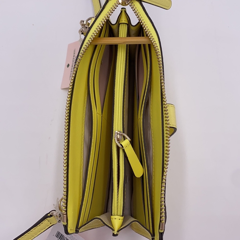 KATE SPADE JACKSON SMALL TAB CROSSBODY LIMELIGHT - Picture 13 of 16